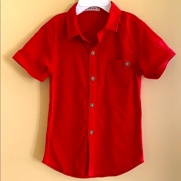 Boy ms 5T nautica short sleeve button up - Picture 1 of 6